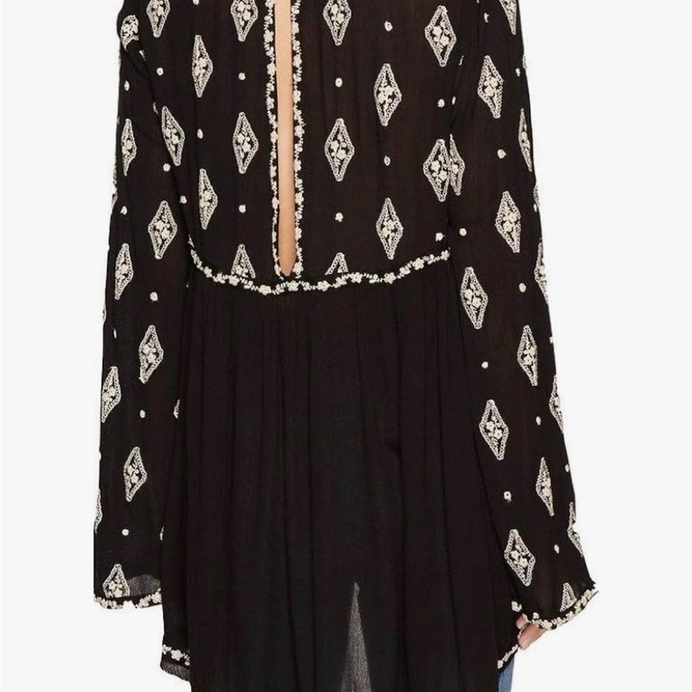Free People Embroidered Top - Picture 4 of 10
